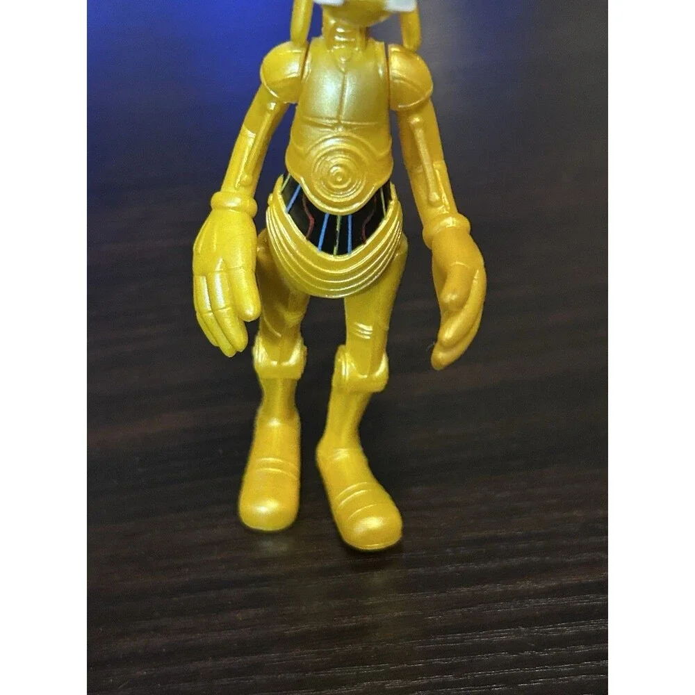 Disney Parks Star Wars Goofy C-3PO Star Tours Series 4 Action Figure 4” Rare
